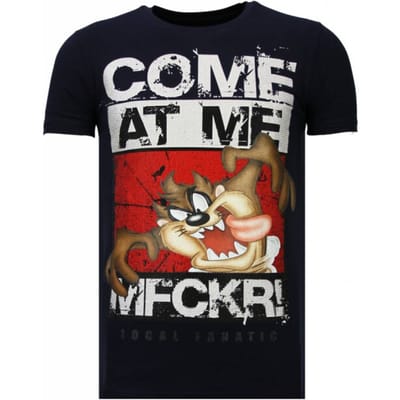 Local Fanatic Taz mania rhinestone t-shirt