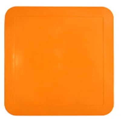 Baseball Honken Set Anti-slip Lichtgewicht Rubberen Honken met Home Plate en Werpplaat voor Oefenen Werpen oranje