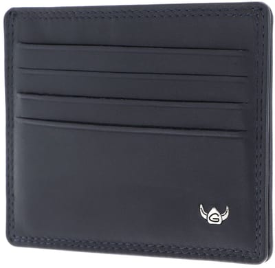 Golden Head Leren kaarthouder Polo RFID Protect Kartenetui 4440 Marineblau donkerblauw