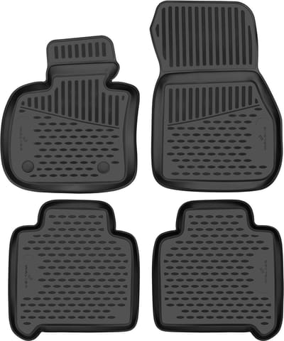 Walser XTR rubberen voetmatten geschickt voor BMW 2 Gran Tourer (F46) 07/2014-Vandaag
