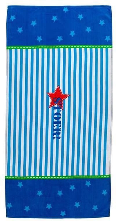 Lief! Boy strandlaken - 70x140 cm - Blauw