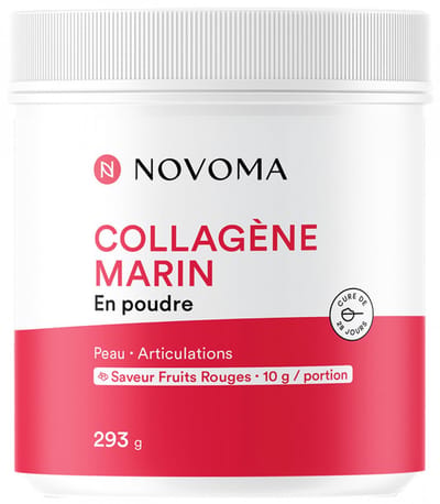 Novoma Marien Collageen in Poeder 288 g (Smaak : Rood fruit)