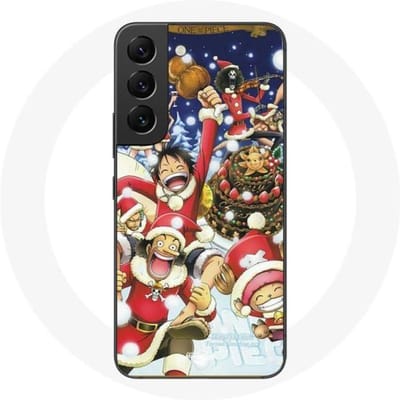 Coque pour Samsung Galaxy S21 FE One Piece Christmas Day Anime Manga