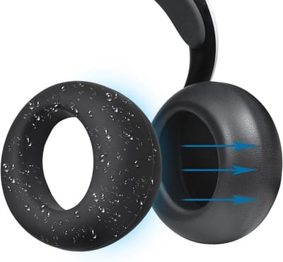 Vervangende Oorkussens voor Sony Playstation Pulse Elite Hoofdtelefoon - Zachte Silicone Oorkussens, Comfortabel en Duurzaam (Zwart)