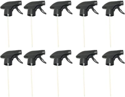 Spuitmondstuk Set - Voor reiniger - Ramen schoonmaken - Robuust materiaal - 10 stuks - Grijs
