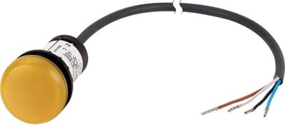 Eaton C22-L-Y-24-P62 Signaallamp Plat Geel 24 V DC/AC 1 stuk(s)