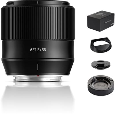 Dailygoods- Objectief 56 mm f/1.8 - Autofocus - Prime Lens - APS-C 84 mm - Stille STM-motor - Perfect voor portretfotografie