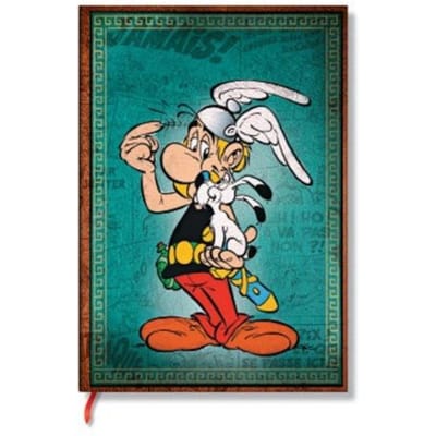 Paperblanks cahier, the adventures of asterix: asterix the gaul, hardcover, formaat midi 13 x 18
