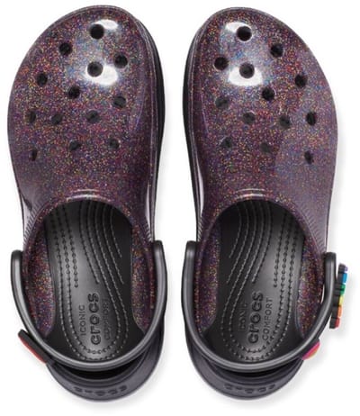 Crocs Translucent Glitter Zwart Maat 42/43 US 11