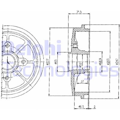 Remtrommel DELPHI BF392