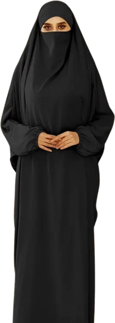 Nivard Islamitische Kleding - Djellaba Dames - Moslim Kleding - Arabisch Dames Kaftan - Alhamdulillah - Khaki