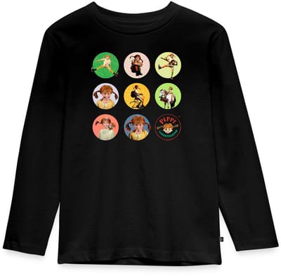 Pippi Langkous Foto's Van Pippi In Cirkels Premium T-Shirt Kinderen