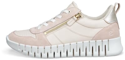 Dames sneakers met veters en rits Ecco Gruuv