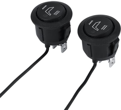 Dailygoody - Professionele Auto Zetel Schakelaar - Universele Verwarmingsschakelaar - Duurzaam en Betrouwbaar - 3-Pins Rond - Hoog-Low-Off Controle - ...