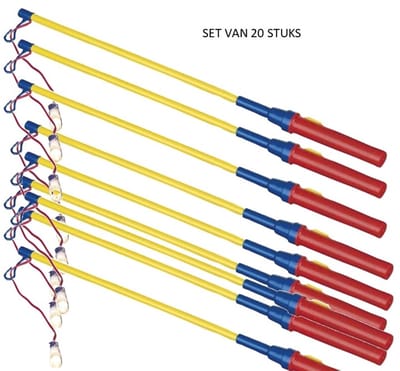 Lampionstok elektrisch 40 cm - 20 STUKS.