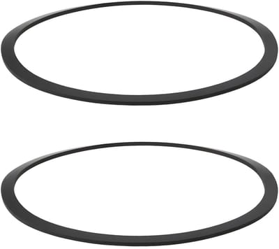 Dailygoods- Rubber Seal - 2 Stuks - Buitendiameter 140mm - Binnendiameter 127mm - Dikte 2mm - Duurzaam Rubbermateriaal - Compatibel met Northwestern/Super 60 - Pakking