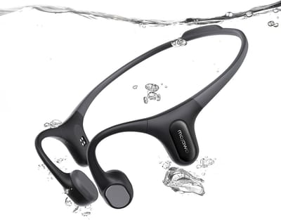 Zwemsport Hoofdtelefoon - Open Oor - Sport Geluid - Waterdicht IP68 - 32GB Opslag - Zwart