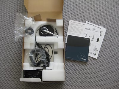 Draadloze DECT Headset met Midi Boom voor Professioneel Gebruik