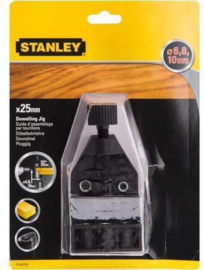 Stanley STA40180-XJ - Dowel Hulpstuk - 6, 8, 10 mm - Precieze Verbindingen - Duurzaam