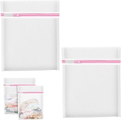 Wasnet 2pcs Large 90 x 90 - Extra grote waszak - Duurzaam mesh - Bescherming voor kleding - SnelShoppen
