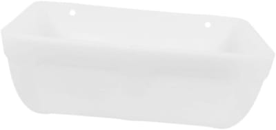 Voerbak Pluimvee - Voerdispenser Vogel - Dieren Voeren - Automatische Vulling - 28 cm - Wit