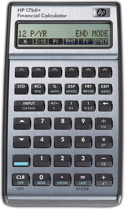 HP 17BII+ - Bureaurekenmachine