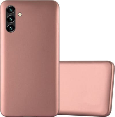 Cadorabo Hoesje geschikt voor Samsung Galaxy A13 5G in METALLIC ROSE GOUD - Beschermhoes gemaakt van flexibel TPU silicone Case Cover