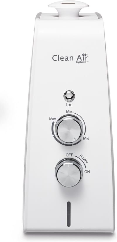 Clean Air Optima® CA-602 - Luchtbevochtiger met Ionisator en Aromatherapie - Geschikt voor Woonkamer, Kantoor, Babykamer, Slaapkamer
