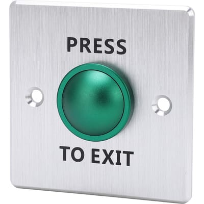 Bouton de déverrouillage de porte en acier inoxydable 12-24 V, interrupteur de sortie NO/NF COM, panneau de contrôle d'accès white