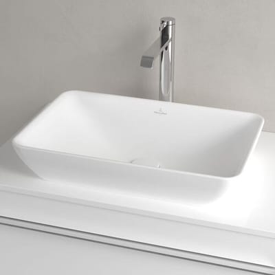 Villeroy & Boch Venticello semi-recessed countertop washbasin 55 x 36 cm, without tap hole 41135501