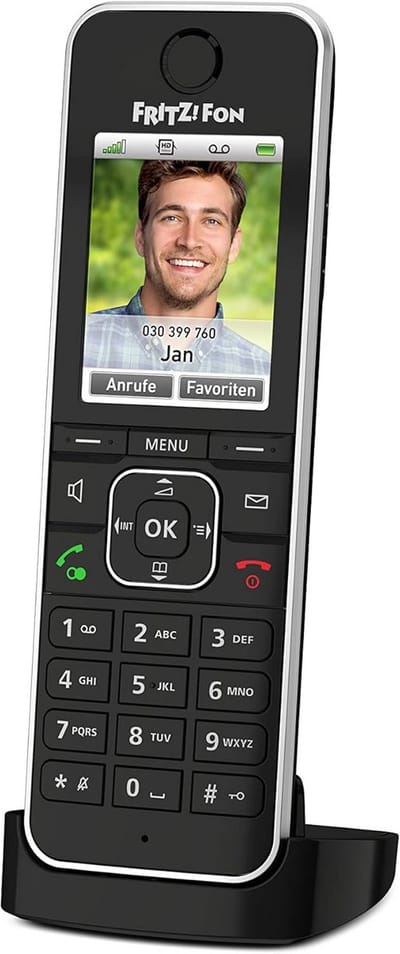 DECT Telefoon - Draadloos Bellen - Thuis Gebruik - HD Telefoonkwaliteit - 16 Uur Beltijd - Zwart