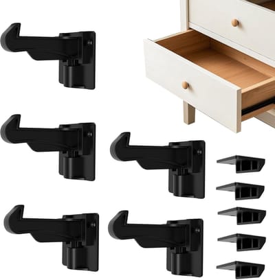 Kinder Beveiligingssloten - Onzichtbare Ladesloten - Meubels Beveiligen - Zonder Boren Plakken - 5 Stuks Set - Veelkleurig
