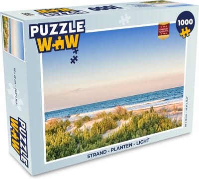Puzzel Strand - Planten - Licht - Legpuzzel - Puzzel 1000 stukjes volwassenen