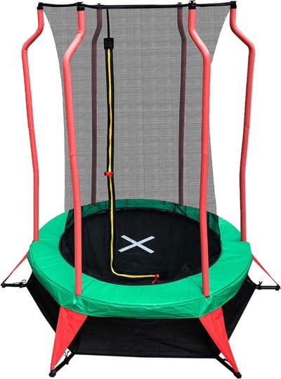 Kindertrampoline 140 cm met Veiligheidsnet voor Binnen en Buiten (3-5 jaar)