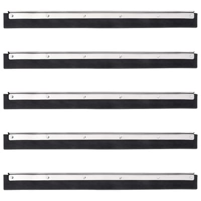 vidaXL - Vloerwisserkoppen - 5 - st - 45,5x2x5 - cm - staal - en - rubber
