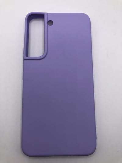 Hoogwaardige Siliconen back cover case - Geschikt voor Samsung Galaxy S22 Plus - TPU hoesje - Lila - stevig back cover (Past Alleen S22 Plus)