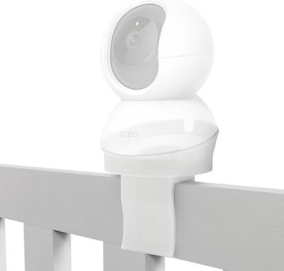 Babyfoonhouder - Camera houder - Bedbevestiging - Montage zonder boren - Tot 25 mm - Wit