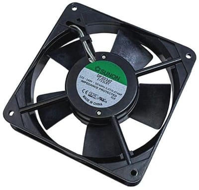 Ventilator 120 x 120 x 25 mm, 14 W met hoge luchtstroom van 79,8 m³/uur