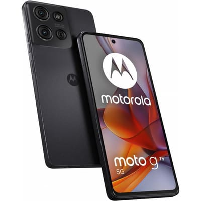 Smartphone moto g75 5G 8/128GB B2B Charcoal Gray zakelijke editie