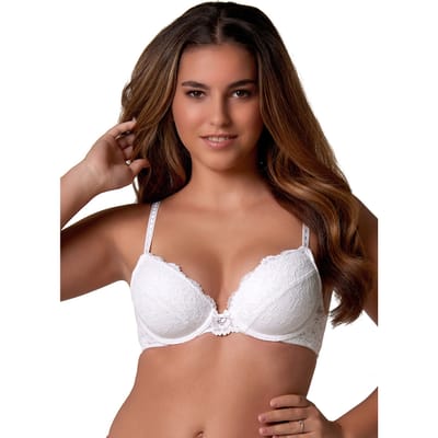 After Eden Molly Voorgevormde beugelbh - Recycled - Dames - Wit - Maat 75C