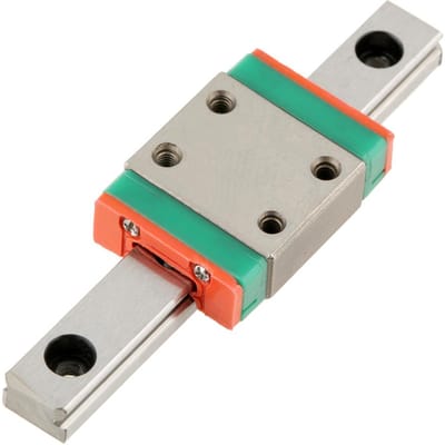1 rail de guidage linéaire miniature LML7B, bloc coulissant de 7 mm de largeur(70mm)