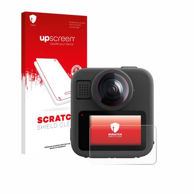 upscreen - Screenprotector voor GoPro Max 2 - Folie Beschermfolie transparant