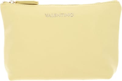 VALENTINO Toilettas Zero Re Soft Cosmetic Case Vaniglia Lichtgeel