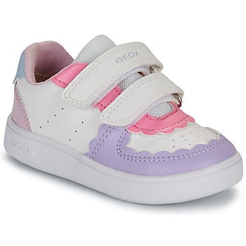 GEOX ECLYPER PEUTER Sneakers - WIT/LICHT LILA - Maat 25