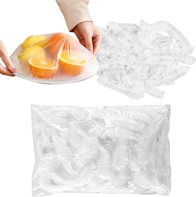 Verstelbare Voedselafdekkingen, Herbruikbare Plastic Deksel, Vershoudzak voor Fruit, Groenten en Vlees, Ideaal voor Bewaren en Vershouden