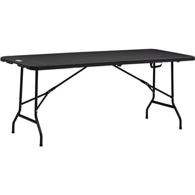4goodz Kunststof Tafel Opvouwbaar - Campingtafel - 180x75x73 cm - Donkergrijs