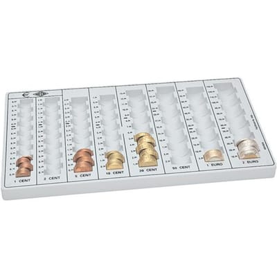 WEDO Geldzählbrett ECO II 160100837 328x178x31mm lichtgrau