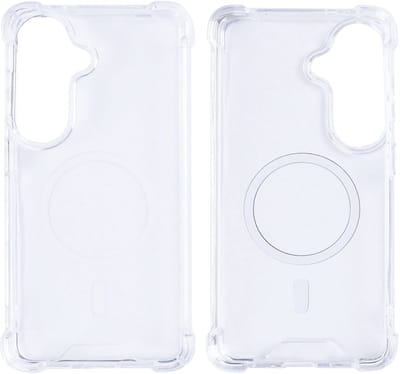 Rixus Anti-Burst Case With MagSafe For Samsung Galaxy S26 Transparent