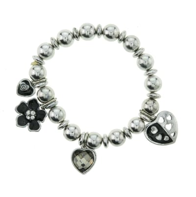 Behave - armband elastisch - madelief hanger - speelse look