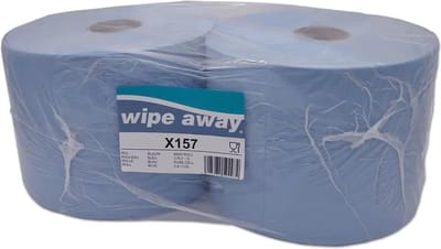 2 papierrollen X157 maxi 3 laags 500 vellen.